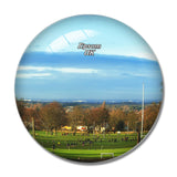 UK England Epsom College 3D Fridge Magnet Crystal Glass