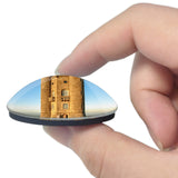 UK England Evesham Broadway Tower 3D Fridge Magnet Crystal Glass