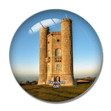 UK England Evesham Broadway Tower 3D Fridge Magnet Crystal Glass
