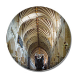 UK England Exeter Cathedral 3D Fridge Magnet Crystal Glass