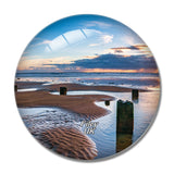 UK England Filey Beach 3D Fridge Magnet Crystal Glass