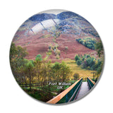UK England Fort William Nevis Range Mountain Experience 3D Fridge Magnet Crystal Glass
