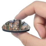 Denmark Roskilde Domkirke 3D Fridge Magnet Crystal Glass