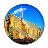 UK England Glasgow Barony Hall 3D Fridge Magnet Crystal Glass