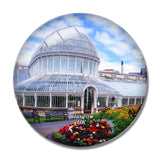 UK England Glasgow Botanic Gardens 3D Fridge Magnet Crystal Glass