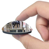 UK England Glasgow Gallery of Modern Arts 3D Fridge Magnet Crystal Glass
