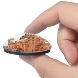 UK England Glasgow Kelvingrove Art Gallery and Museum 3D Fridge Magnet Crystal Glass