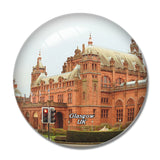 UK England Glasgow Kelvingrove Art Gallery and Museum 3D Fridge Magnet Crystal Glass
