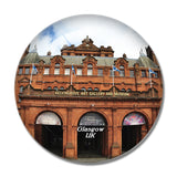 UK England Glasgow Kelvingrove Art Gallery and Museum 3D Fridge Magnet Crystal Glass