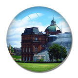 UK England Glasgow People's Palace 3D Fridge Magnet Crystal Glass