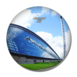 UK England Glasgow Science Centre 3D Fridge Magnet Crystal Glass