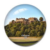 UK England Glasgow Stirling Castle Scotland 3D Fridge Magnet Crystal Glass