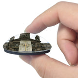 UK England Glasgow 3D Fridge Magnet Crystal Glass