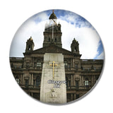 UK England Glasgow 3D Fridge Magnet Crystal Glass