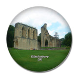 UK England Glastonbury Abbey 3D Fridge Magnet Crystal Glass