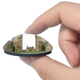 UK England Glastonbury Abbey 3D Fridge Magnet Crystal Glass