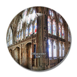 UK England Gloucester Cathedral 3D Fridge Magnet Crystal Glass