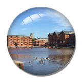 UK England Gloucester Docks 3D Fridge Magnet Crystal Glass