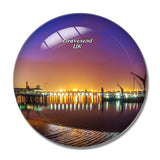 UK England Gravesend Bay 3D Fridge Magnet Crystal Glass