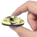 UK England Gwynedd Barmouth Harbour 3D Fridge Magnet Crystal Glass