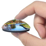 UK England Hastings Nebraska Park Canal 3D Fridge Magnet Crystal Glass