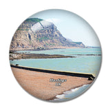 UK England Hastings Shore Cliff 3D Fridge Magnet Crystal Glass