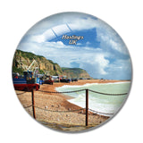UK England Hastings Sussex Sea 3D Fridge Magnet Crystal Glass