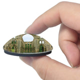 UK England Helmsley Rievaulx Abbey 3D Fridge Magnet Crystal Glass