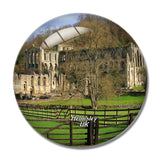 UK England Helmsley Rievaulx Abbey 3D Fridge Magnet Crystal Glass