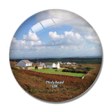 UK England Holyhead 3D Fridge Magnet Crystal Glass