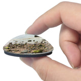 UK England Hornsea Beach Coastline 3D Fridge Magnet Crystal Glass