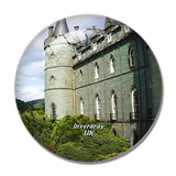 UK England Inveraray Castle 3D Fridge Magnet Crystal Glass