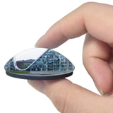 Denmark Vejle 3D Fridge Magnet Crystal Glass