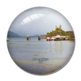 UK England Isle of Skye Kyleakin 3D Fridge Magnet Crystal Glass