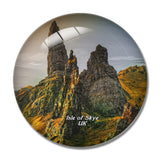 UK England Isle of Skye Old Man of Storr 3D Fridge Magnet Crystal Glass