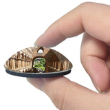 UK England Jedburgh Abbey 3D Fridge Magnet Crystal Glass