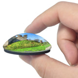 UK England Kendal Castle 3D Fridge Magnet Crystal Glass