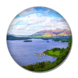 UK England Keswick Derwentwater 3D Fridge Magnet Crystal Glass