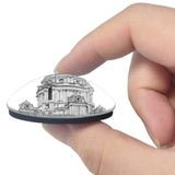 UK England Lancaster Memorial Park 3D Fridge Magnet Crystal Glass