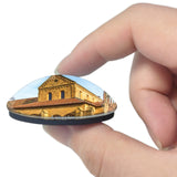 UK England Leicester Abbey 3D Fridge Magnet Crystal Glass