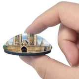 UK England Lincoln Cathedral 3D Fridge Magnet Crystal Glass