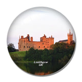 UK England Linlithgow Palace 3D Fridge Magnet Crystal Glass