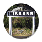 UK England Lisburn Sign 3D Fridge Magnet Crystal Glass