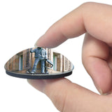 UK England Liverpool John Lennon Statue Mathew Street 3D Fridge Magnet Crystal Glass