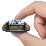 UK England Liverpool Penny Lane 3D Fridge Magnet Crystal Glass