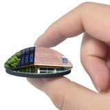 UK England Liverpool School 3D Fridge Magnet Crystal Glass