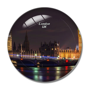 UK England London Bridge 3D Fridge Magnet Crystal Glass