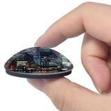 UK England London Canary Wharf 3D Fridge Magnet Crystal Glass