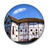 UK England London Globe Theatre 3D Fridge Magnet Crystal Glass