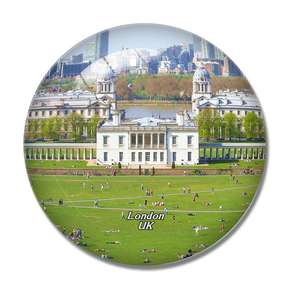 UK England London Greenwich Park 3D Fridge Magnet Crystal Glass